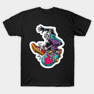 Skater panda T-Shirt